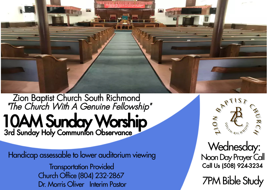 Zion Baptist Church South Richmond – 